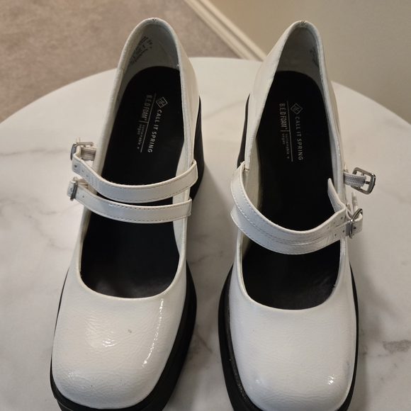 Call It Spring Shoes - Call It Spring Women's White Mary Jane Shoes